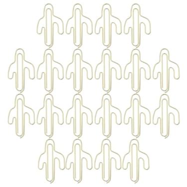 Imagem de Acouto Clipes 20 Unidades de Pino Em Forma de Material Escolar Dourado e Material Escolar