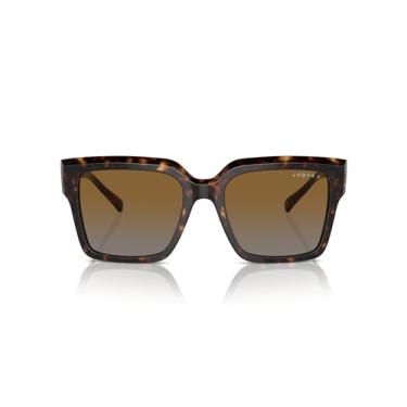 Imagem de Óculos de Sol Vogue Eyewear Polarizado 0VO5553S W656T5 Tam 54 / Havana Marrom - Lentes Marrom Gradiente