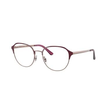 Imagem de Armação para Óculos Ray-Ban 0RX6526L 3181 Tam 53 / Roxo/Bronze