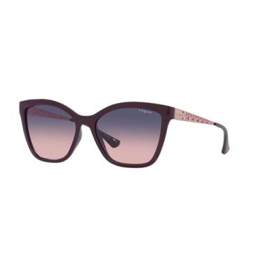 Imagem de Óculos de Sol Vogue Eyewear 0VO5504SL 2426I6 Tam 57 / Roxo Escuro - Lentes Roxo Gradiente