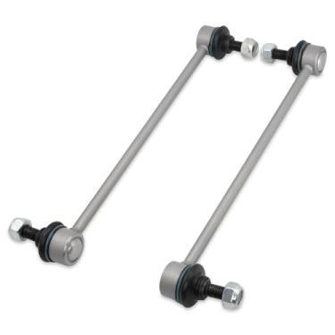 Imagem de 2 peças de elos estabilizadores frontais de liga de zinco e níquel, compatíveis com Nissan Versa, 2014-2019, Versa Note 2014-2019, cubo 2009-2014, 2015-2019 Micra, número de substituição K750098