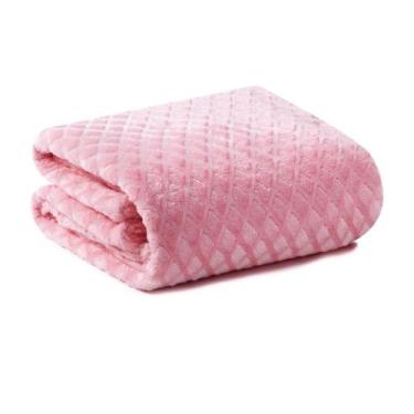 Imagem de Manta de Microfibra com Sherpa Amor Bebê Soft - Rosa - Loaní - Loani