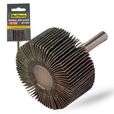 Imagem de Roda De Lixa 40x20mm G120 c/ Haste 1/4 Beltools