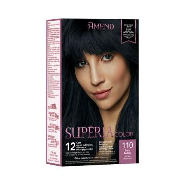 Imagem de Tonalizante Amend Supéria Color 110 Preto Azulado