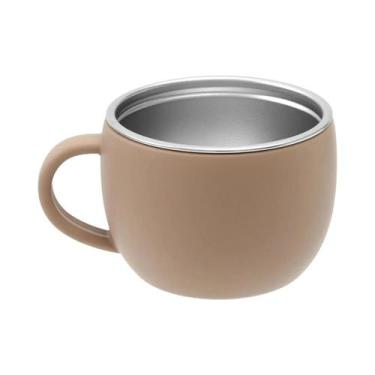 Imagem de Copo De Água Infantil Em Aço Inoxidável Com Tampa De Silicone Removíve