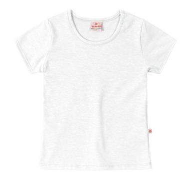 Imagem de BLUSA INFANTIL MANGA CURTA COTTON BRANDILI BÁSICA REF:80070 12/18-Feminino