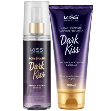 Imagem de Kit Kiss New York Dark Kiss - Loção Hidratante + Body Splash Orquídea,