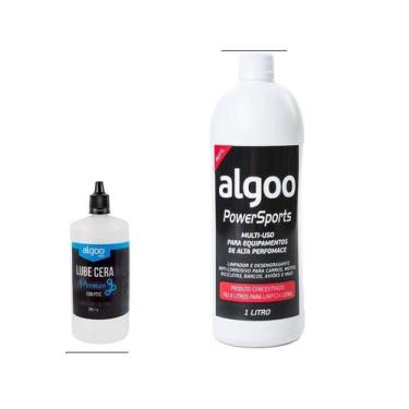 Imagem de Kit Desengraxante limpa Bike Bicicleta Algoo 1L e Cera 200Ml