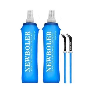 Imagem de Garrafa De Água Dobrável NEWBOLER De TPU Macio 250ml 500ml, Bolsa De Á