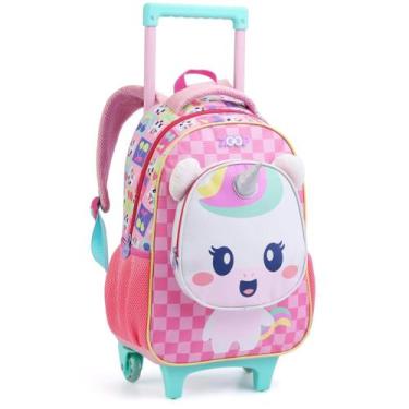 Imagem de Mochila de Rodinhas Infantil Escolar Animais - Seanite