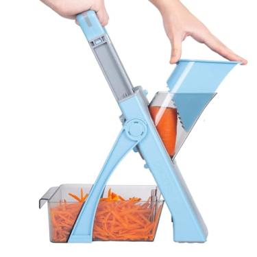 Imagem de Cortador de Legumes - Utensílios De Cozinha Multifuncionais E Ajustáveis,Fatiador E Picador De Legumes Antiderrapante - Para Casa Apartamento Piquenique Culinária Batata Limão Cenoura Tomate