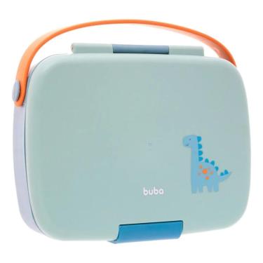 Imagem de Lancheira Bento Box Magic com Talheres Inox Dinossauro-Masculino