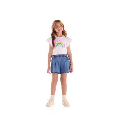 Imagem de Blusa Infantil Manga Babado Quimby-Feminino