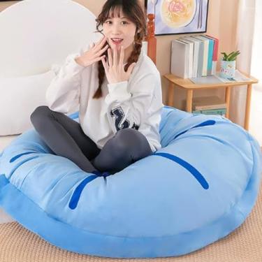 Imagem de Ymiko Travesseiro de Concha Vestível, Brinquedo de Pelúcia de Tartaruga Com Algodão PP Super Macio e Design Com Zíper, para Decoração e Presente de Quarto de Escritório Em Casa (60 cm / 23,6 pol.)