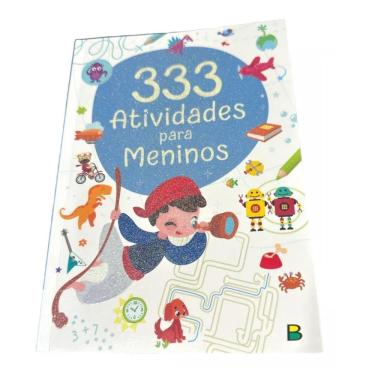 Imagem de Livro Infantil 333 Atividades Para Meninos Jogos E Desenhos