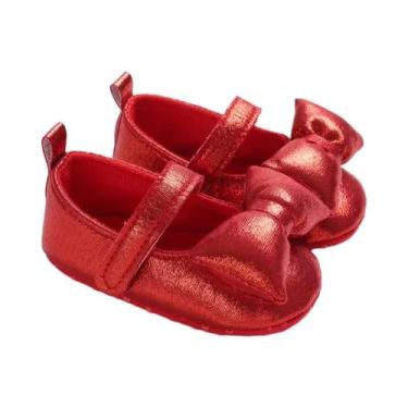 Imagem de Sapatos Casuais De Pelúcia Para Bebês Recém-Nascidos Com Laço, Confort