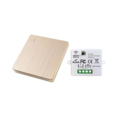 Imagem de Controle Remoto Sem Fio Inteligente RF 433Mhz Para Painel De Parede, M