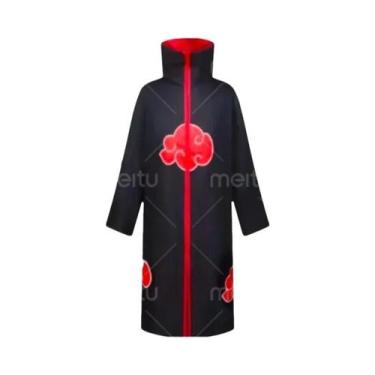 Imagem de Fantasia De Cosplay Hokage Akatsuki Naruto Com Capa E Faixa Para a Cab