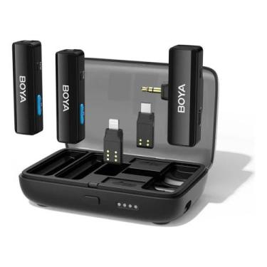 Imagem de Microfone de câmera sem fio Lavalier para iPhone USB-c - lapela