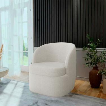 Imagem de Poltrona Carrara com Manta Acrilica Movellu Home