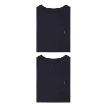 Imagem de Kit 2 Camisetas Brasa Preta Pica Pau Bordado Reserva-Masculino