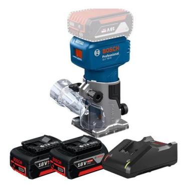 Imagem de Tupia Fresa Brushless Glf 18v-8 + 2 Baterias + Carreg Bosch 18v