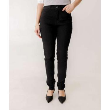 Imagem de Calça Jeans Skinny Feminina Cintura Alta-13029 - WRANGLER, Jeans preto