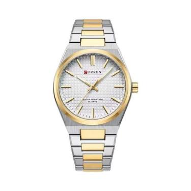 Imagem de Relógio De Quartzo Masculino À Prova d'Água Com Pulseira De Aço Inoxid