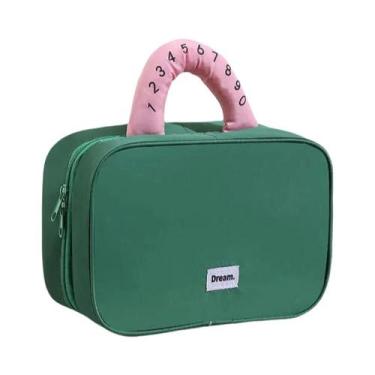 Imagem de Bolsa De Maquiagem Portátil De Grande Capacidade Para Viagem De Outono