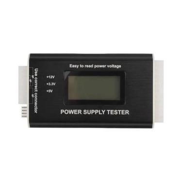 Imagem de Testador De Fonte De Alimentação Para PC 20/24 Pinos Com Display LCD D