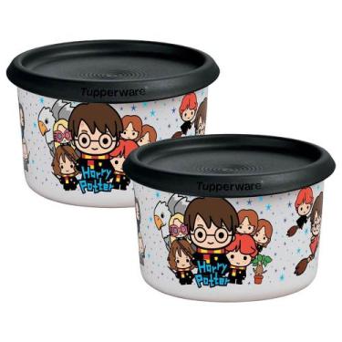 Imagem de Kit 2 Potes Tupperware Mini Instantânea Mágica Harry Potter Colorido 5