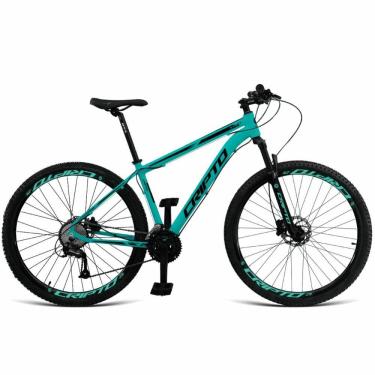Imagem de Bicicleta Aro 29 Cripto 24v Acera Freio Hidraulico Trava-k7 - 19" Verde Anis-preto