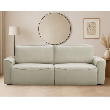 Imagem de Sofa 3 Lugares Retratil Reclinavel 210cm Linho Nobile Ferguile