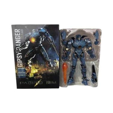 Imagem de Figura De Ação NECA Pacific Rim Gipsy Danger Obsidian Fury Com LED Ver