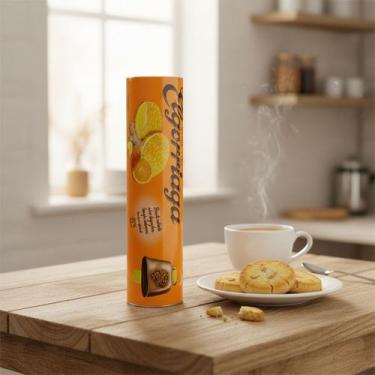 Imagem de Biscoito Elgorriaga Sabor Gengibre Laranja E Cúrcuma 500g
