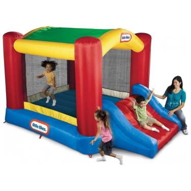 Imagem de Pula Pula Inflável com Escorregador para até 3 Crianças de 3 a 8 Anos, Little Tikes