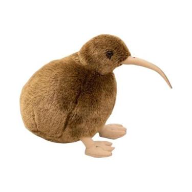 Imagem de Brinquedo De Pelúcia Macio Imitando Pássaro Kiwi 12/28cm, Boneco Engra