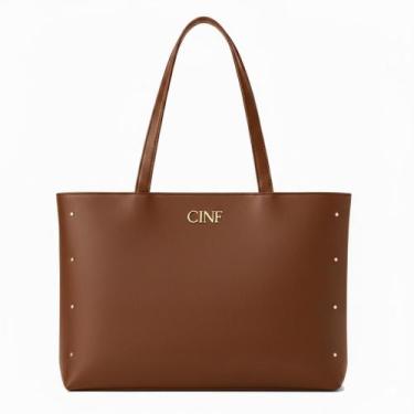 Imagem de Bolsa Sacola Feminina Grande De Ombro Universitária Reforçada - Genéri