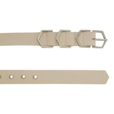 Imagem de Cinto Couro Médio Fivelas Geométricas Lançamento Arezzo-Feminino