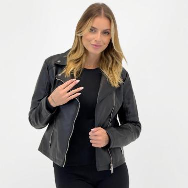 Imagem de Jaqueta Facinelli em P.u com Bolso Feminina-Feminino