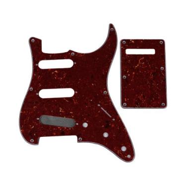 Imagem de Conjunto De Escudo Protetor Vintage ST De 8 Furos SSS Para Guitarra El