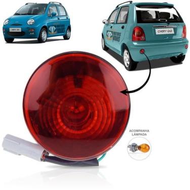 Imagem de Lanterna de neblina chery qq 2011 a 2015 parachoque traseiro lado esqu