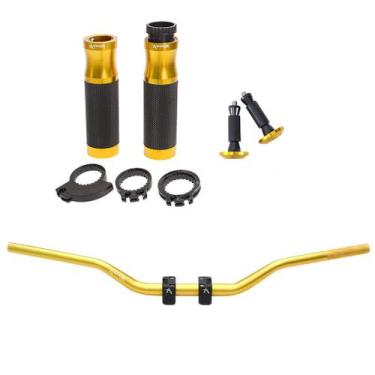 Imagem de Kit Manopla Peso Guidão Trail Tornado Xtz 125 Xtz 150 Crosser Xtz 250 