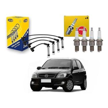 Imagem de Kit Vela Cabo Ngk Celta 1.0 2006 A 2012 - Marelli