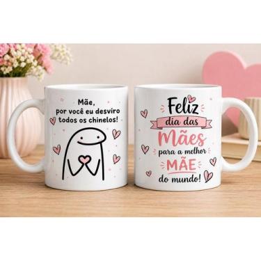 Imagem de Caneca Personalizada Dia das Mães com Foto, Nome e Frase - Presente Ex