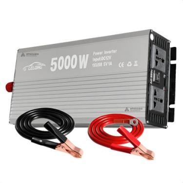 Imagem de Inversor 12v P/ 220v ou 110 5000w Conversor Tensão Veicular - Lelong, 