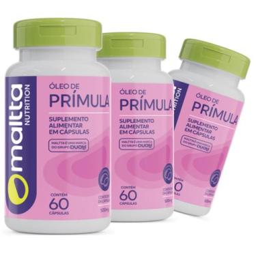 Imagem de Kit 3x Suplemento Alimentar Frascos Óleo de Prímula Original Natural 1