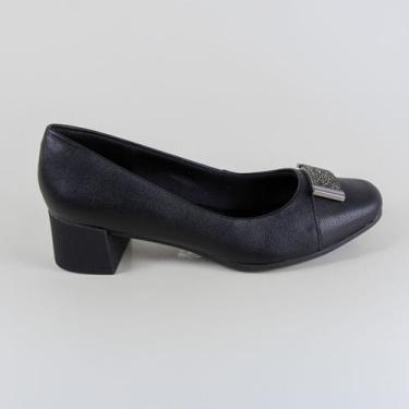 Imagem de Sapato Feminino Usaflex Scarpin Aj0114 Preto, Preto, 002, 38