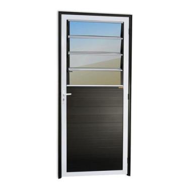 Imagem de Porta Lambril com Bandeira Basculante Super 25 Vidro Reflex 210cm x 86