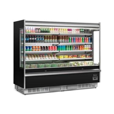 Imagem de Refrigerador/Expositor Vertical Aberto 2,40MT Gelopar GSTO-2400 PR 220